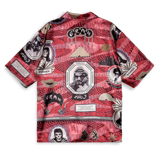 Grimey Unisex πουκάμισο Supastar Satin Button Up Shirt